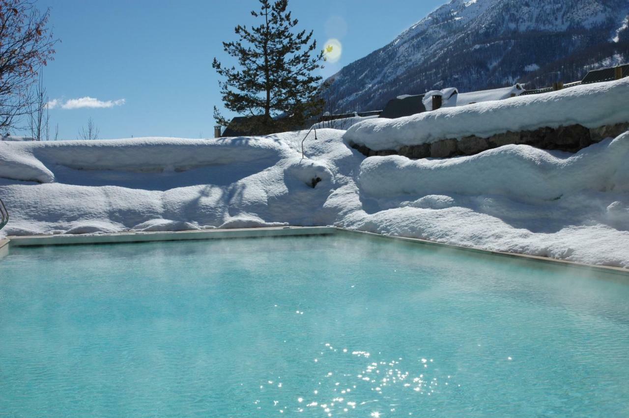 Alliey & Spa Piscine Appart-Hotel Serre Chevalier Le Monetier-les-Bains Bagian luar foto